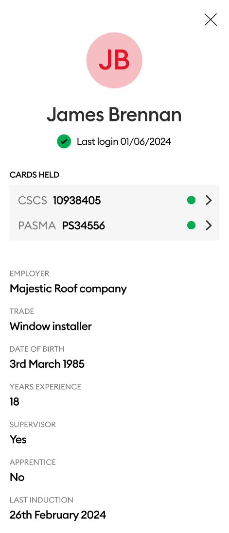 Contractor Profile