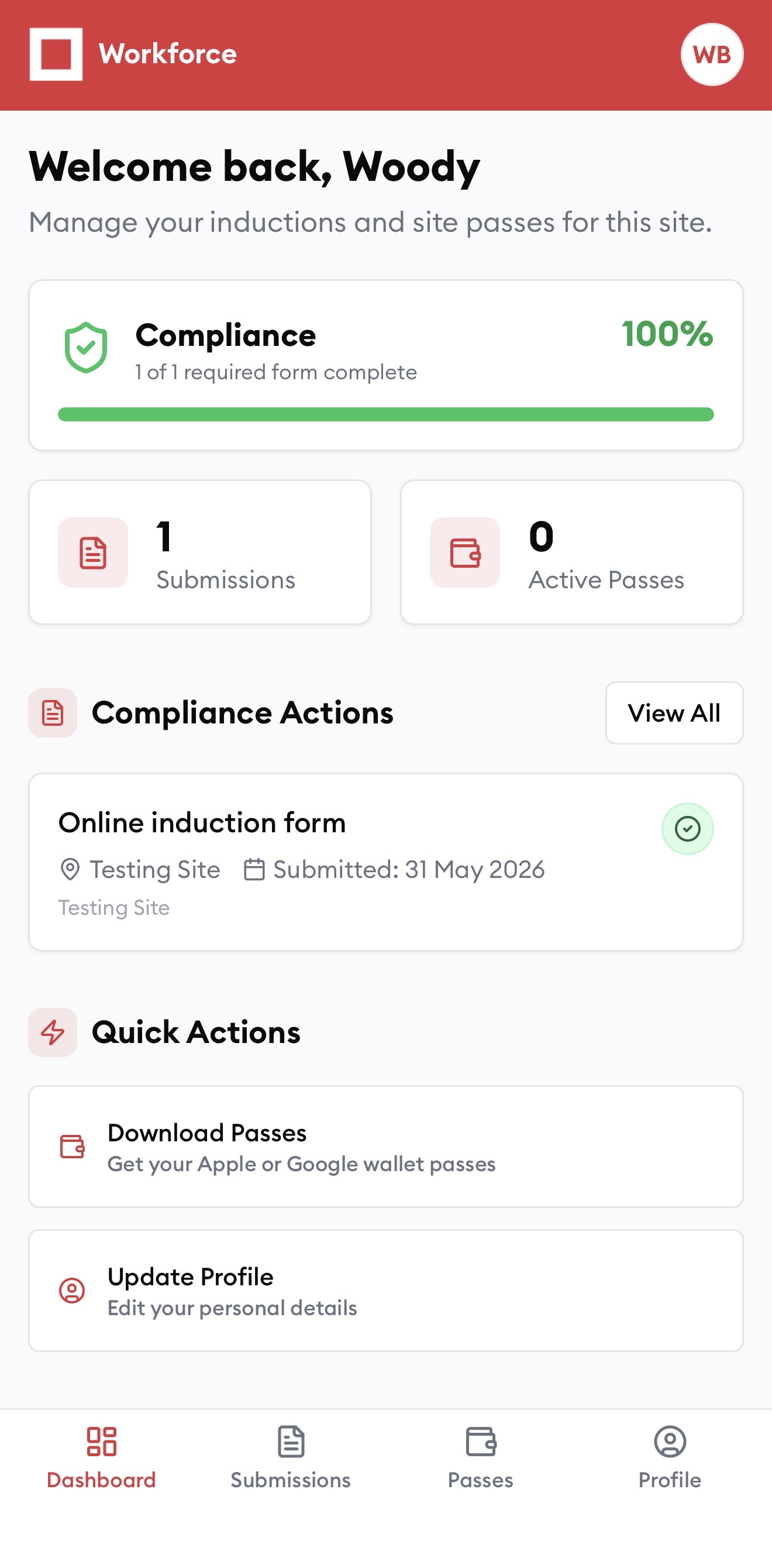 Workforce — dashboard
